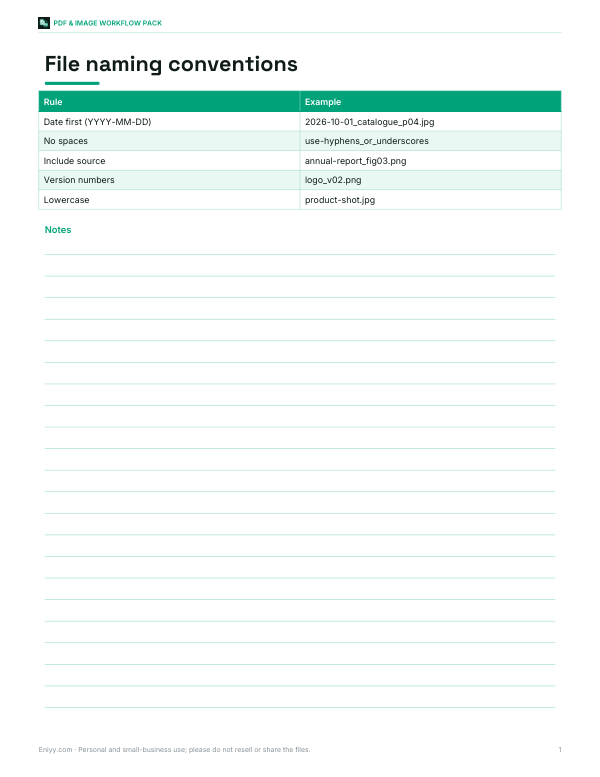 Preview of Printable PDF Image Naming Guide